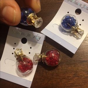 Double side earrings